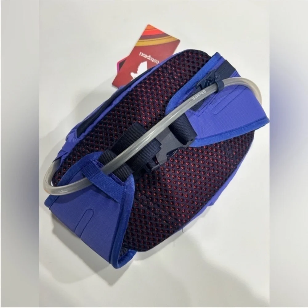 Cotopaxi Lagos 5L Hiking Hydration Hip Pack Blue Purple NWT Ventilated